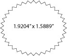 die line for 1.9204"x1.5889" custom seal label
