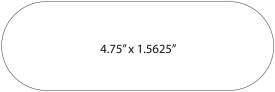 special shaped die line 4.75"x1.5625"