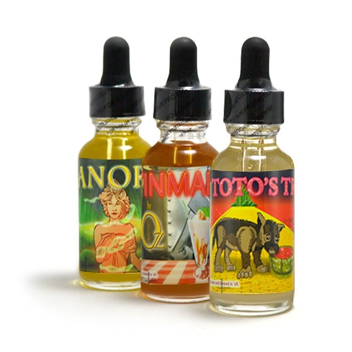 e juice bottle labels